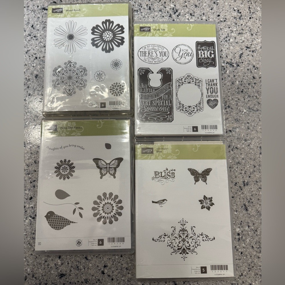 Stampin' Up! Set of 4 stamps